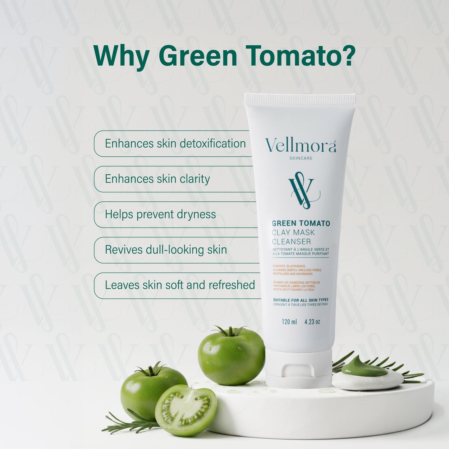 Green Tomato Clay Mask Cleanser